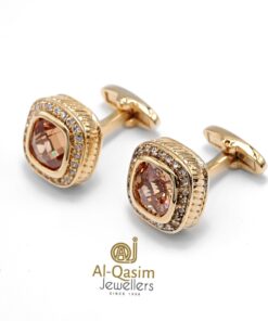 Square Charm Men Cuff-Links