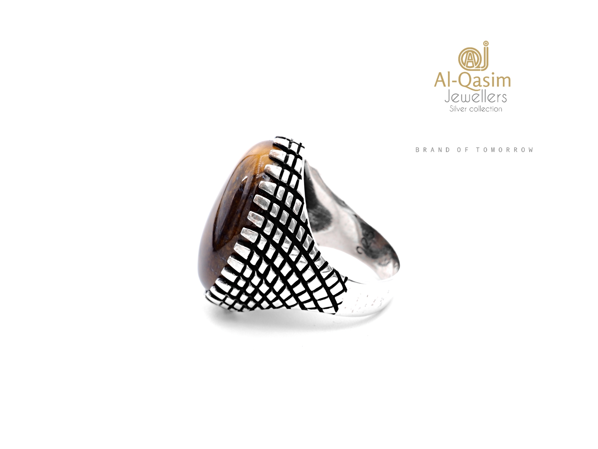 Cross Check Silver Ring