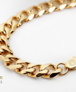 Men Bracelet Gold Plated