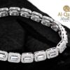 Diamond Style Silver Bracelet