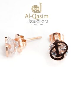 Branded Zirconia Ear Studs