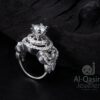 Crown Swarovski Silver Ring