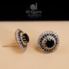 Gold Plated Sapphire Earring