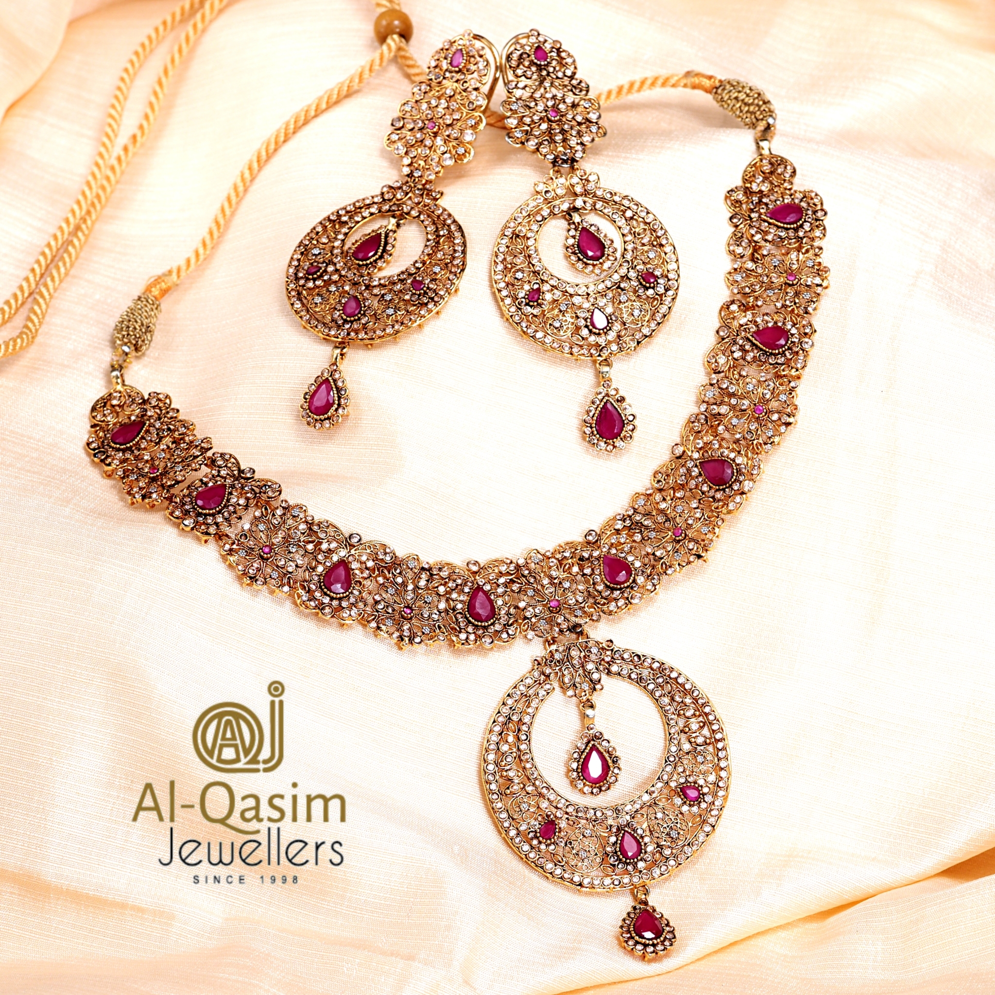 Chand Bala Silver Necklace Set | Al 