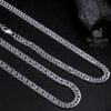 Double Curb Titanium Steel Chain