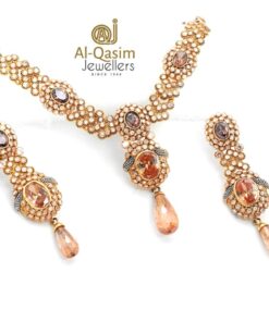 Stylish Polki Silver Set