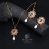 Champagne Flower Pendant Set