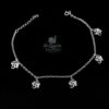 925 Silver Flower Anklets