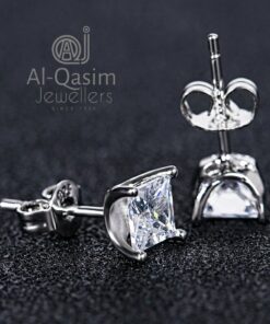 Copper Solitaire Zircon Studs