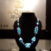 Real Turquoise Raw Necklace