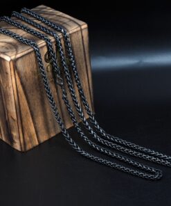Braided Titanium Steel Antique Chain