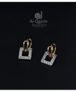 Gold Plated Hollow Square Silver Balian