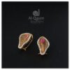 Gold Plated Silver Netted Earrings