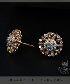 Gold Plated Silver Flower Earrings
