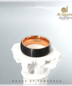 Black Satin Tungsten Carbide Band