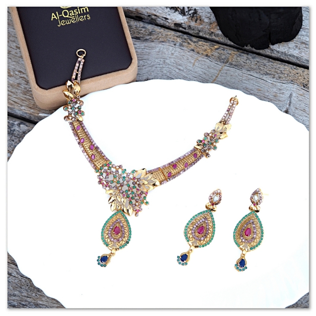 Gold Plated Silver Wedding Set