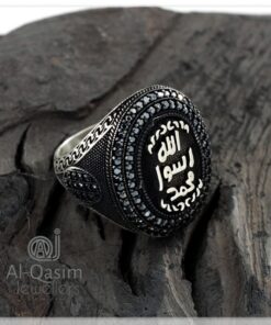 Seal of Rasul Allah اللہ رسول محمد Silver Ring