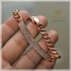Ladies Gold Plated Curb Bracelet