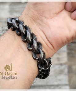 Vertebrae Titanium Steel Oxidized Bracelet