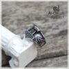 Antique Titanium Steel Turkish Ring
