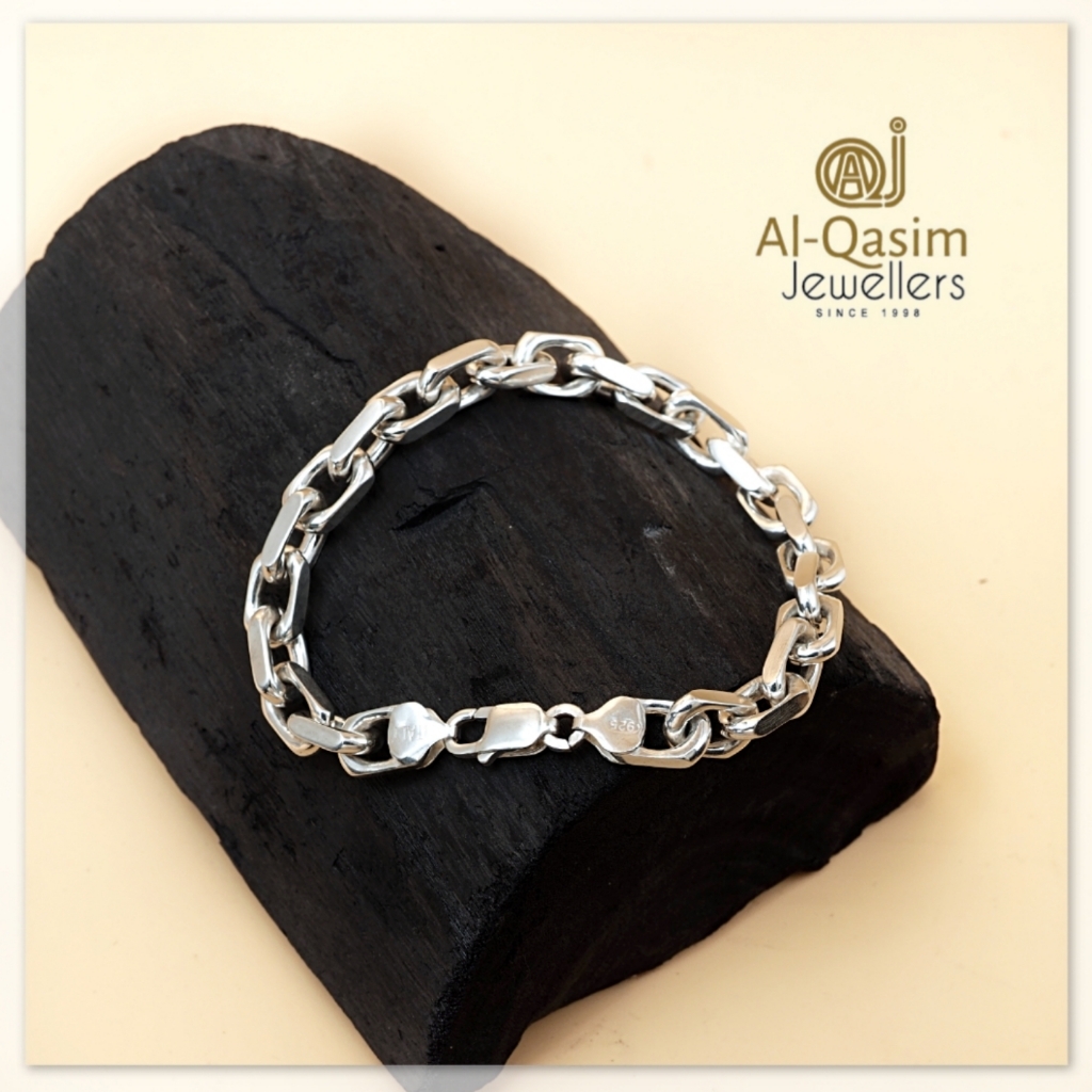 Thick Cable 925 Silver Bracelet