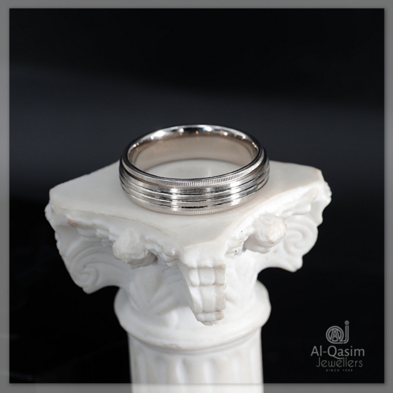 Triple Groove Sterling Silver Band