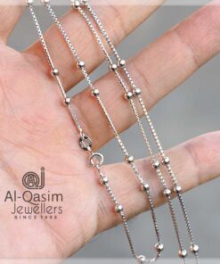 Box Silver Ball Chain