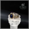 Branded Sapphire SIlver Ring