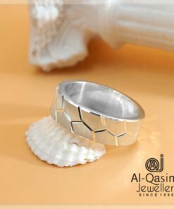 Scute Shape Silver Band