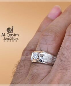 Moissanite Silver Wedding Ring