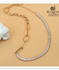 Elegant Rose-Gold Copper Necklace