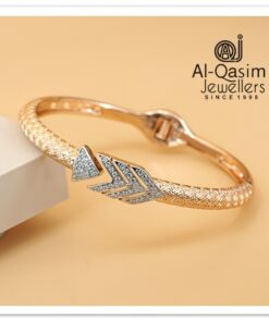 Arrow Style Rose-Gold Bangle