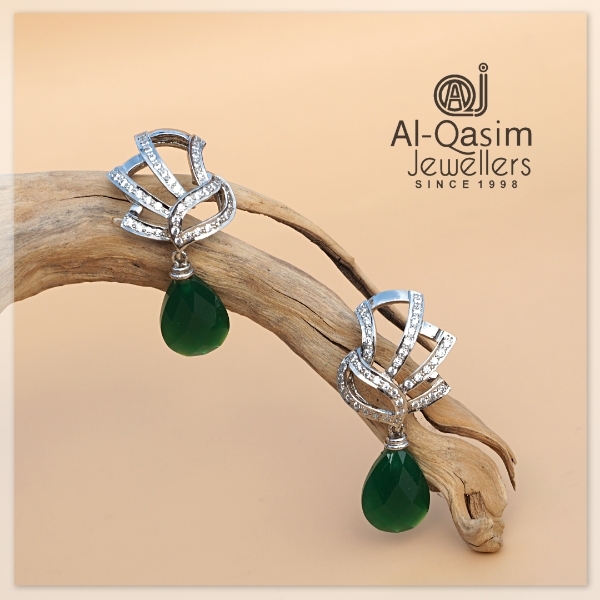 Diamond Style Drop Earrings