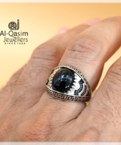 Black Eye Silver Ring