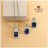 Blue Glow Pendant Set
