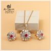 Red Eye Silver Locket-Set