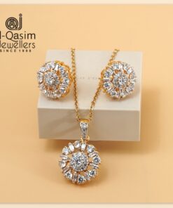 Sparkle Silver Locket Set