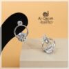 Encircling Zirconia Silver Tops