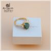 Emerald Gold Plated Ladies-Ring