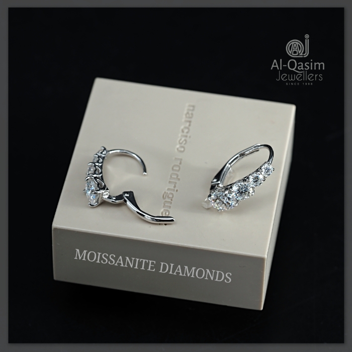 Quadruple Moissanite Silver Balian