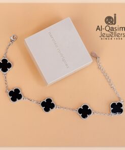 Silver Clover Leaf Bracelet