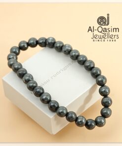 Real Pyrite Bead Bracelet