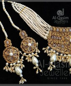 Choker Patti Brass Set