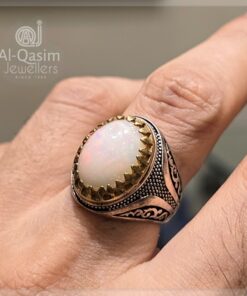 Ottoman Silver Opal Ring