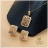 925 Gold Plated Pendant Set