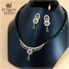 Peacock Silver Locket Set