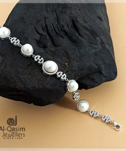 Pearl Ladies Silver Bracelet
