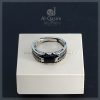 Zebra Silver Band Ring