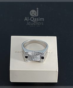 Buckle Men Silver Ring