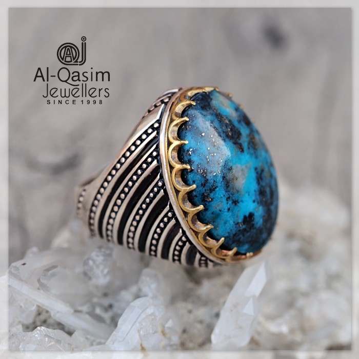 Irani Feroza Silver Ring